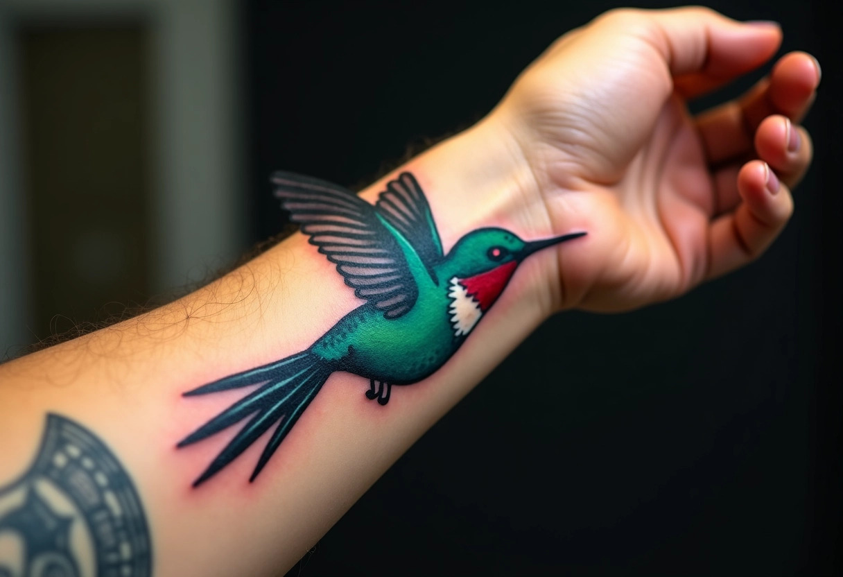 tatouage colibri