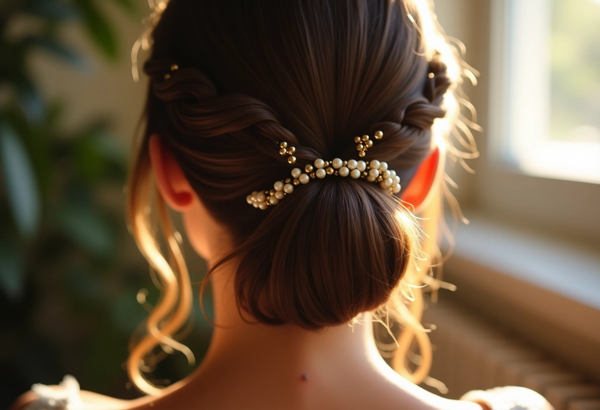 chignon bohème